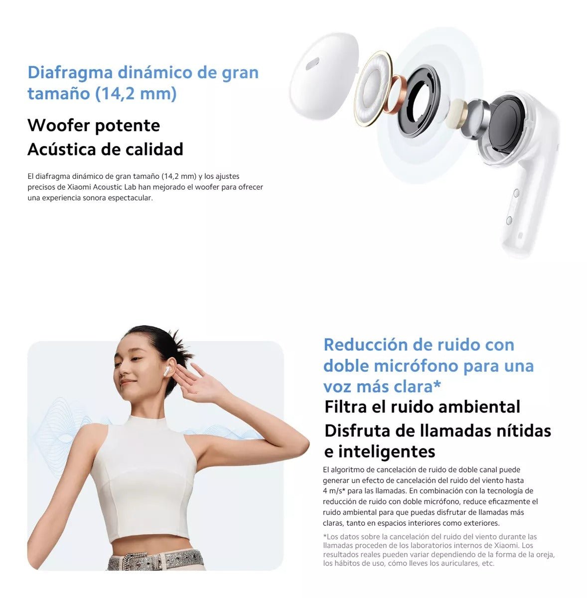 Auriculares Xiaomi Redmi Buds 6 Active Bluetooth 5.4 - Orro Home Mexico