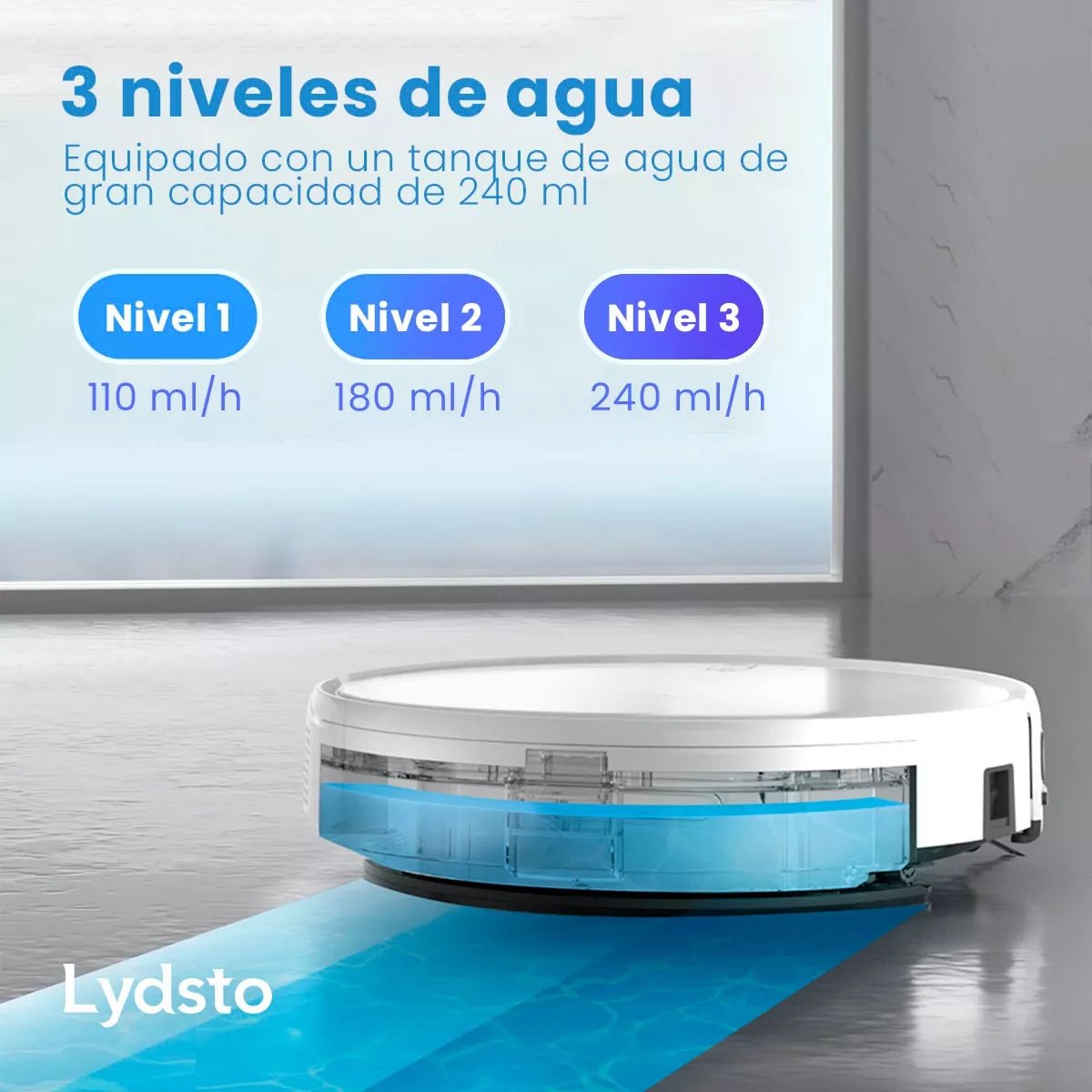 Lydsto Robot Aspiradora Inteligente G4 Blanco - Orro Home Mexico