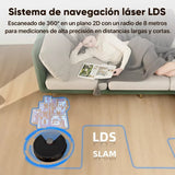 Robot Aspiradora Inteligente Lydsto R5d Gran Poder Succión Negro - Orro Home Mexico