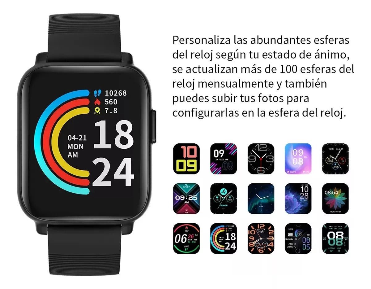 Smartwatch Omthing Ip68 Reloj Inteligente Bluetooth - Orro Home Mexico