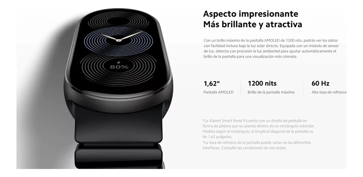 Xiaomi Mi Band 9 Reloj Smartwatch - Orro Home Mexico